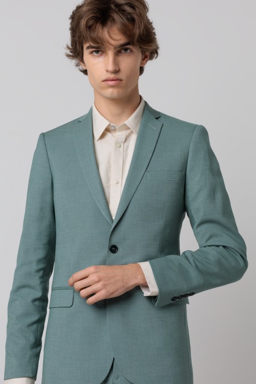 Mint Green Wool Suit