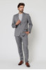 Grey Checked Suit nr 024